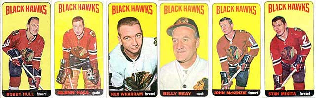 Tall Boy Hockey Cards - Chicago Black Hawks