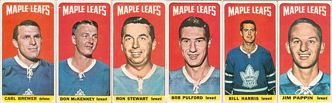 Tall Boy Hockey Cards - Toronto Maple Leafs