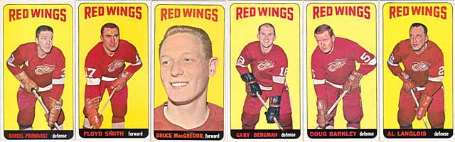 Tall Boy Hockey Cards - Detroit Red Wings