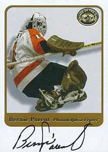 Autographed Bernie Parent Hockey Card