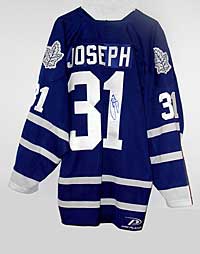 Curtis Joseph Toronto Maple Leafs autographed Jersey