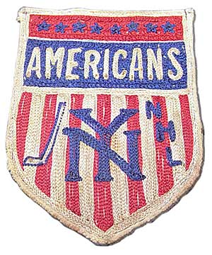 New York Americans Jacket Crest
