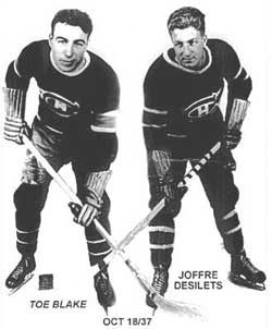 Hector "Toe" Blake and Joffre Desilets