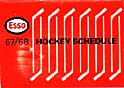 Esso Pocket Schedule 67/68